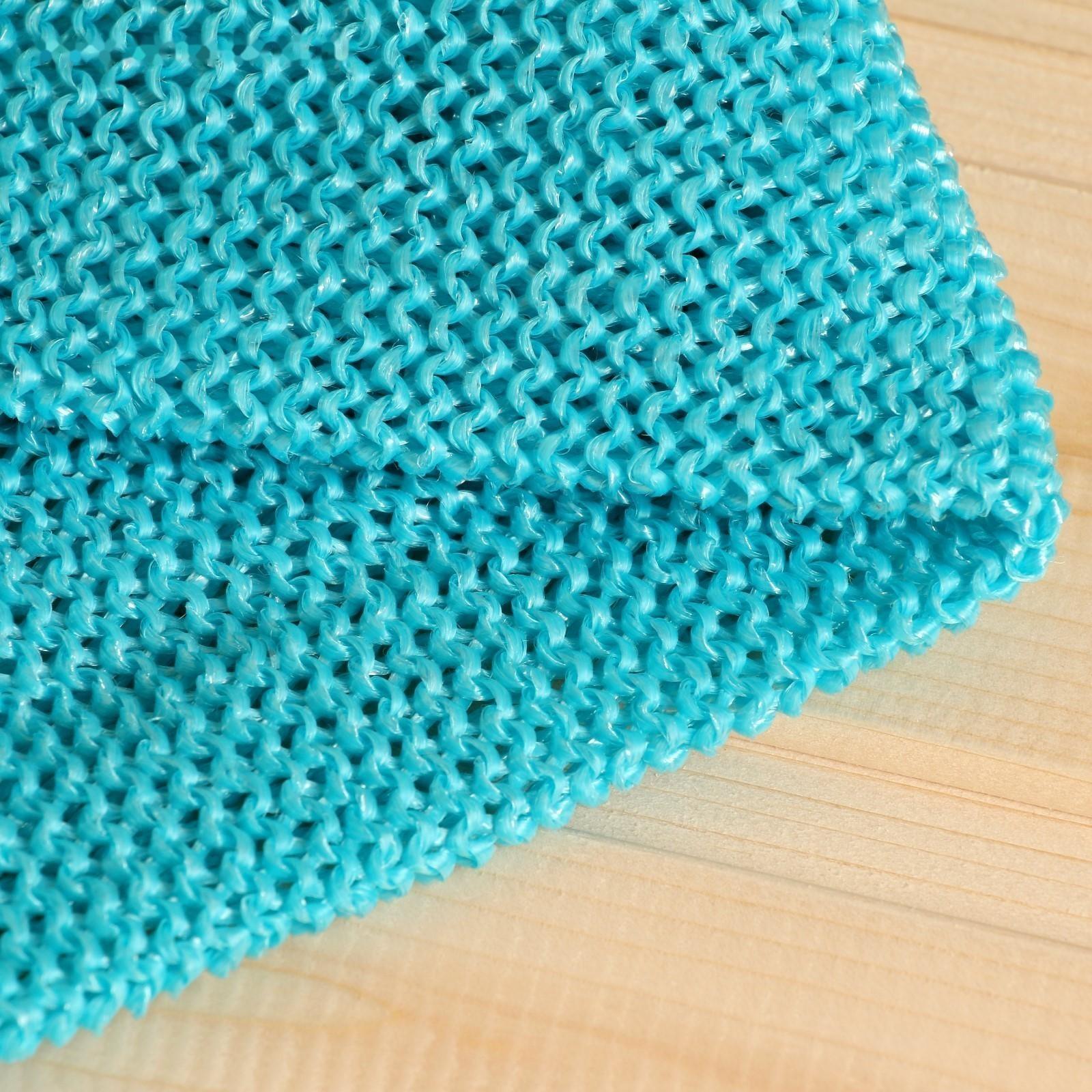 Мочалка банная вязаная 