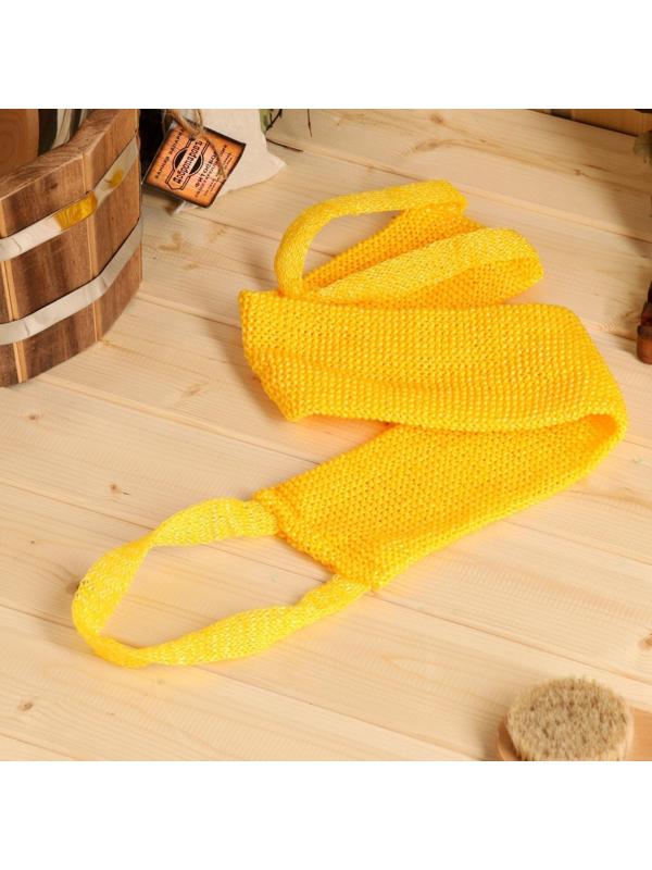 Мочалка банная вязаная 