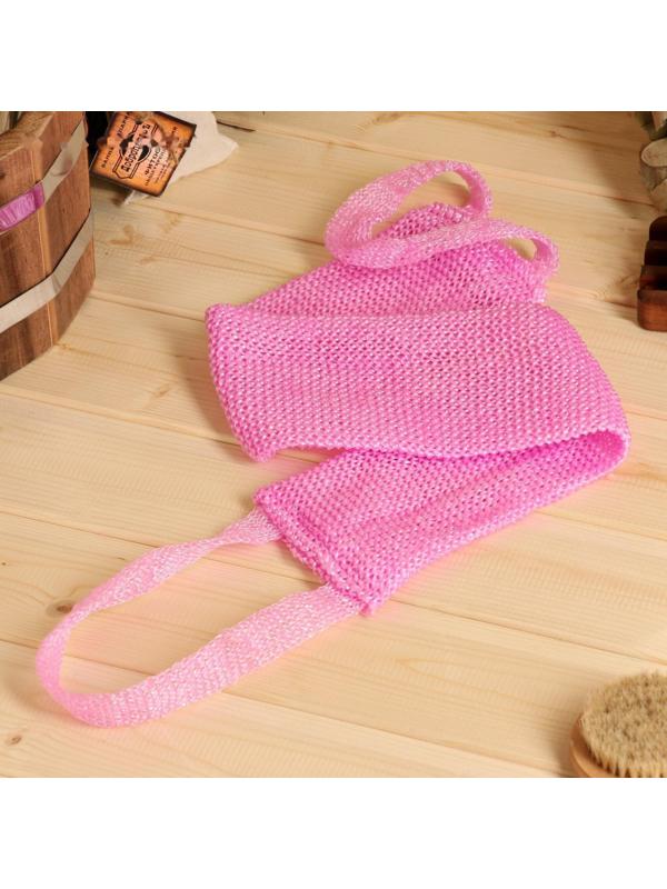 Мочалка банная вязаная 