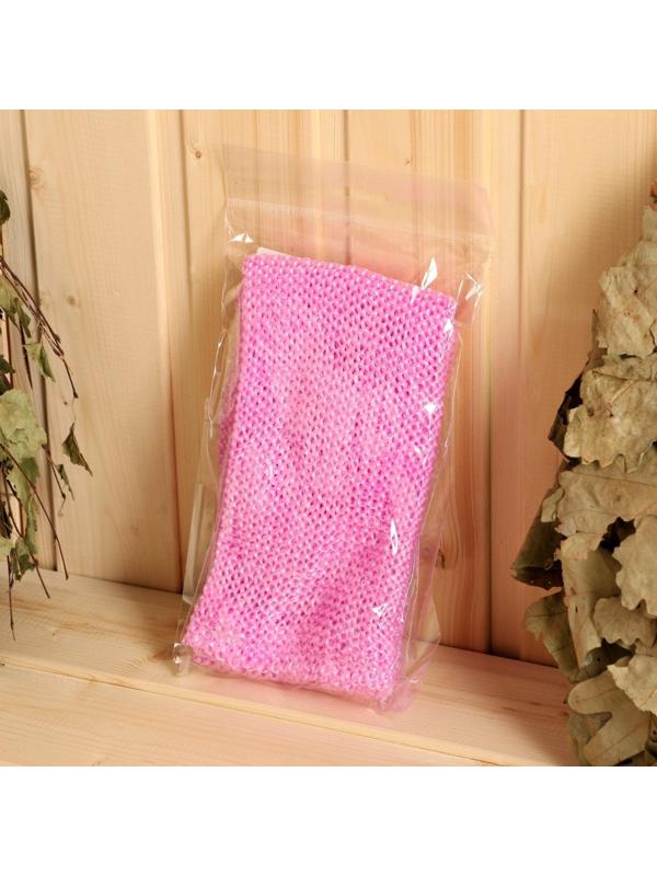 Мочалка банная вязаная 