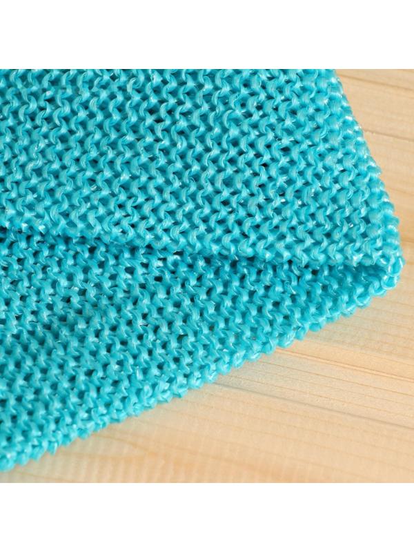 Мочалка банная вязаная 