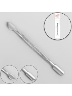 Шабер двусторонний, лопатка вогнутая, топорик, 9 см, цвет серебристый