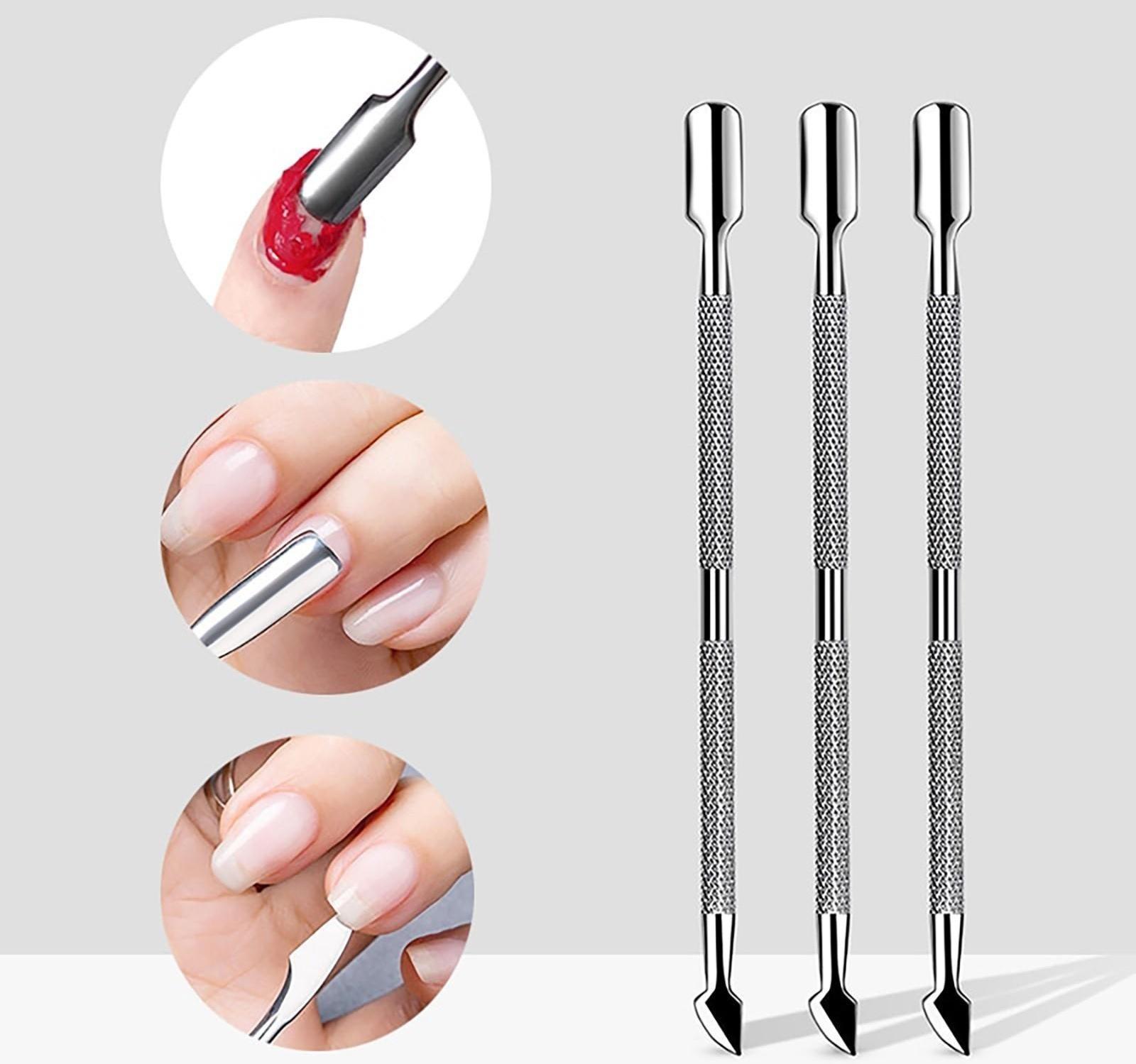 Шабер двусторонний, лопатка вогнутая, топорик, 12,6 см, цвет серебристый