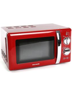 Микроволновая печь WILLMARK WMO-203MHR, 700 Вт, 20 л, красная