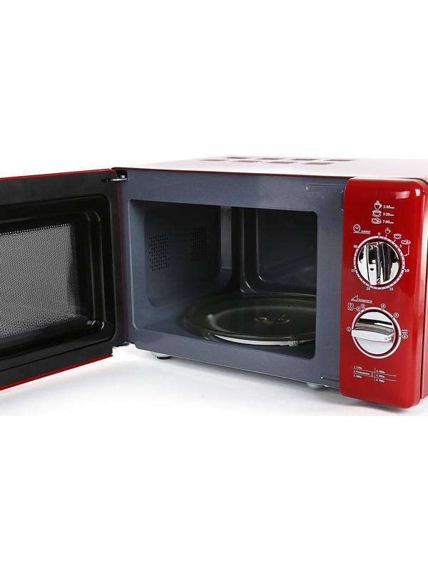 Микроволновая печь WILLMARK WMO-203MHR, 700 Вт, 20 л, красная