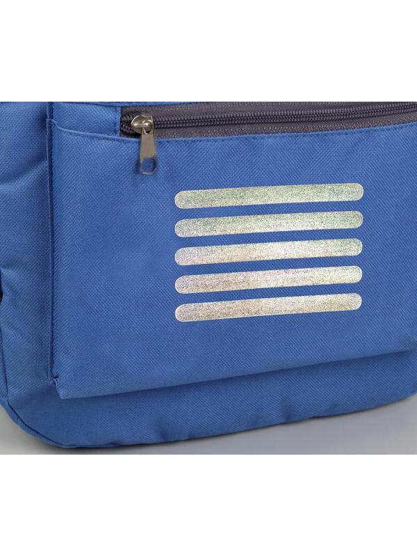 Светоотражающая термонаклейка «Полосы», 10 × 1 см, 5 шт на листе, цвет серый