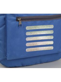 Светоотражающая термонаклейка «Полосы», 12 × 1,5 см, 5 шт на листе, цвет серый