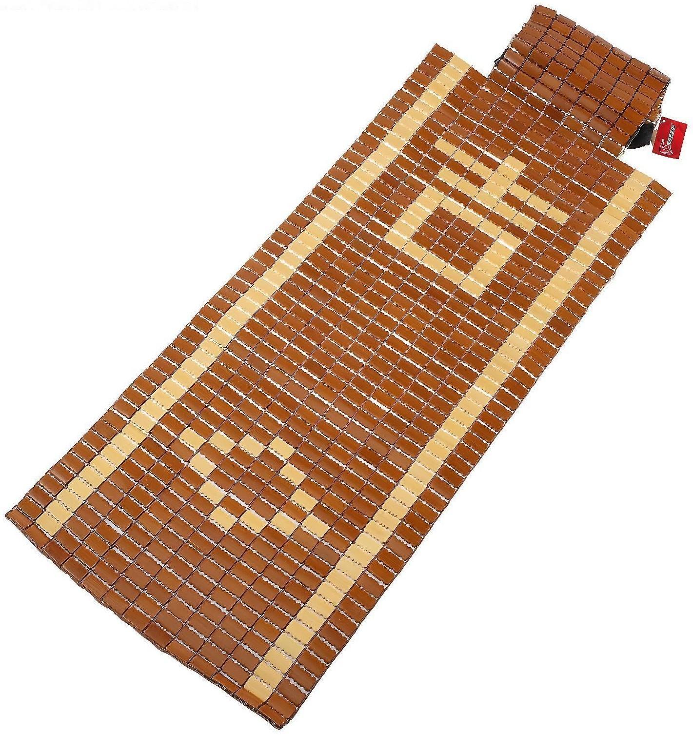 Накидка-массажер TORSO, на сиденье с капюшоном, 43×115 см, бамбук, бежевый