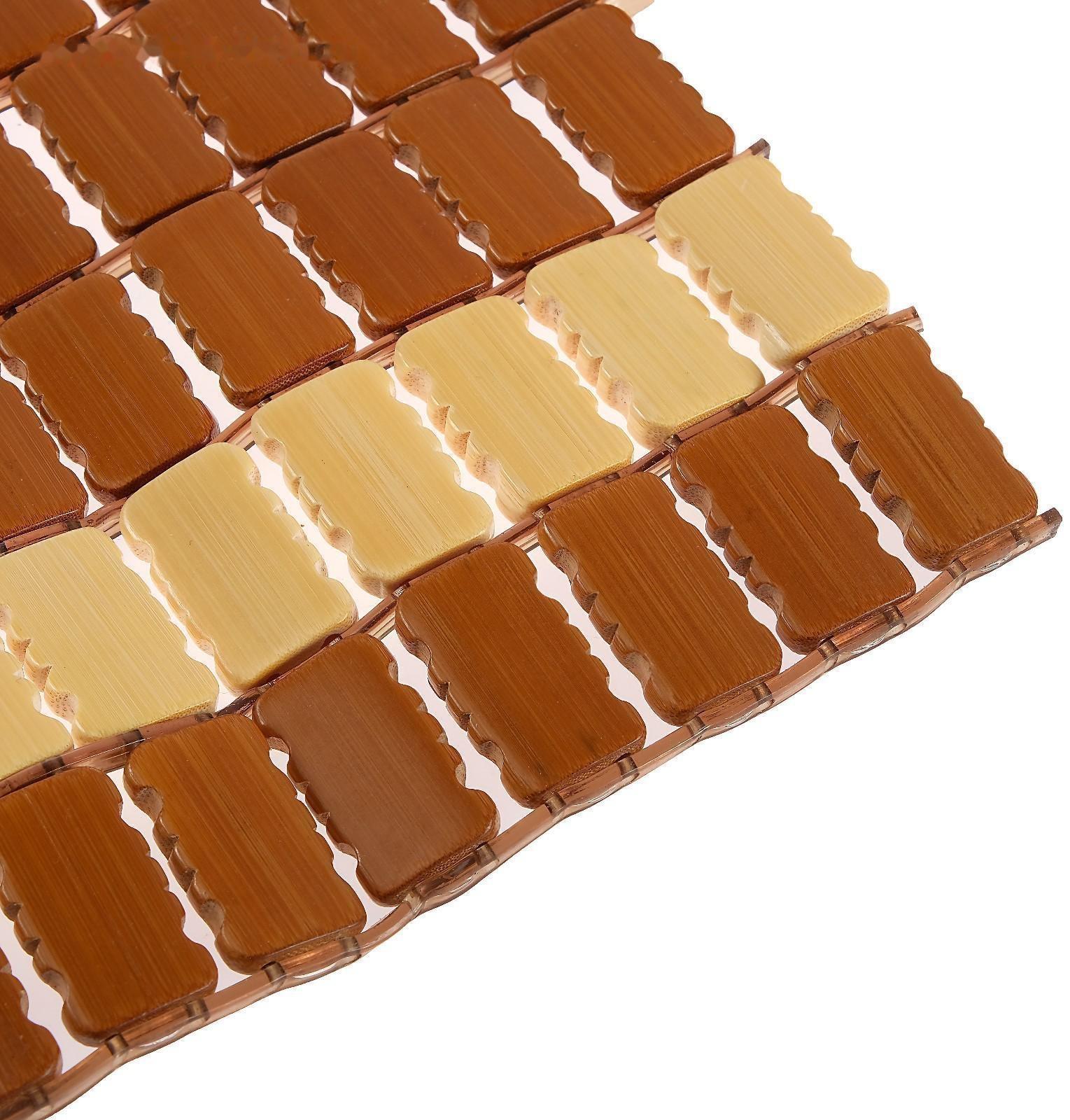 Накидка-массажер TORSO, на сиденье с капюшоном, 43×115 см, бамбук, бежевый