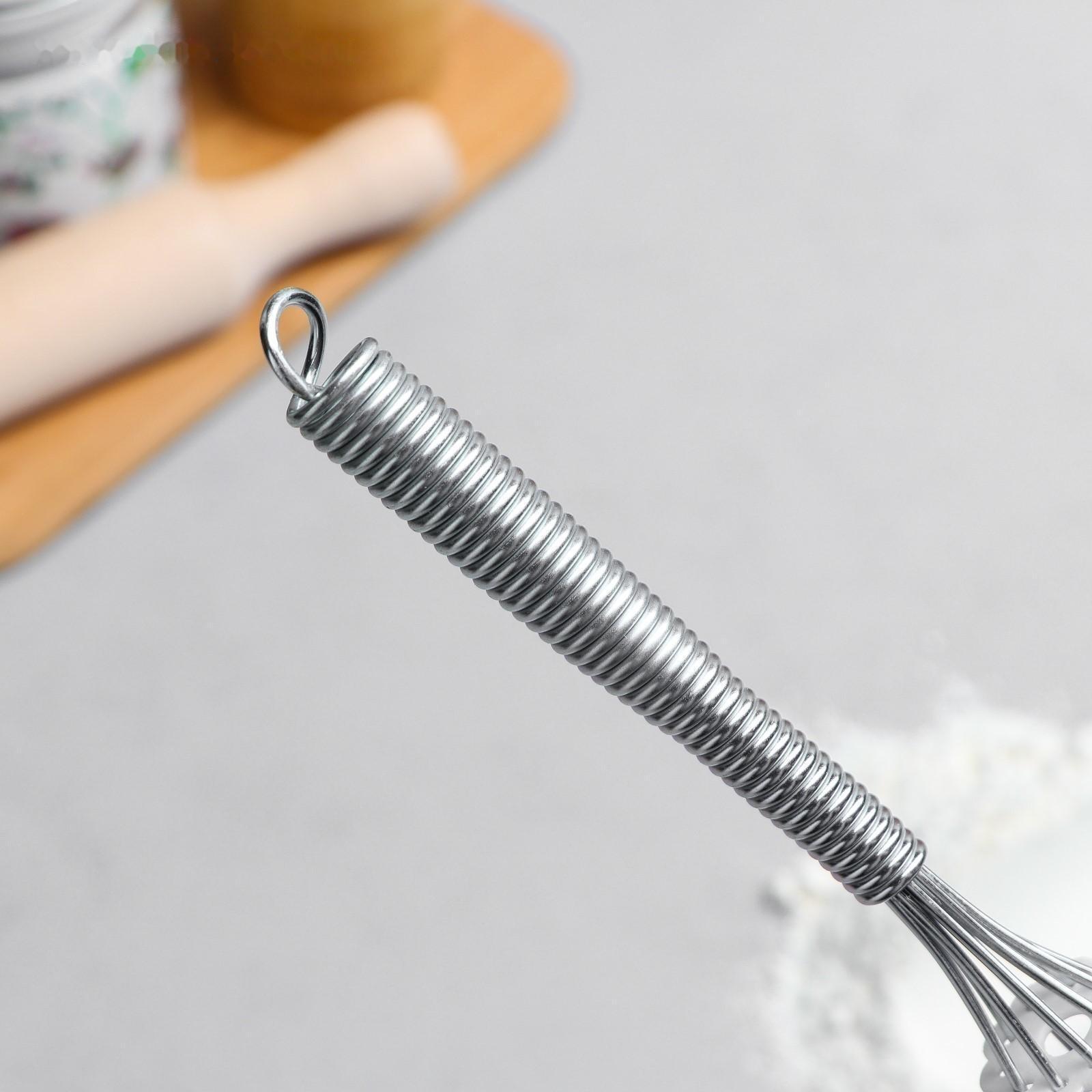 Венчик кондитерский для взбивания, с металлической ручкой, 27 см