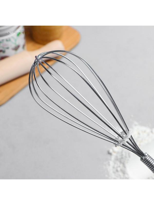 Венчик кондитерский для взбивания, с металлической ручкой, 27 см