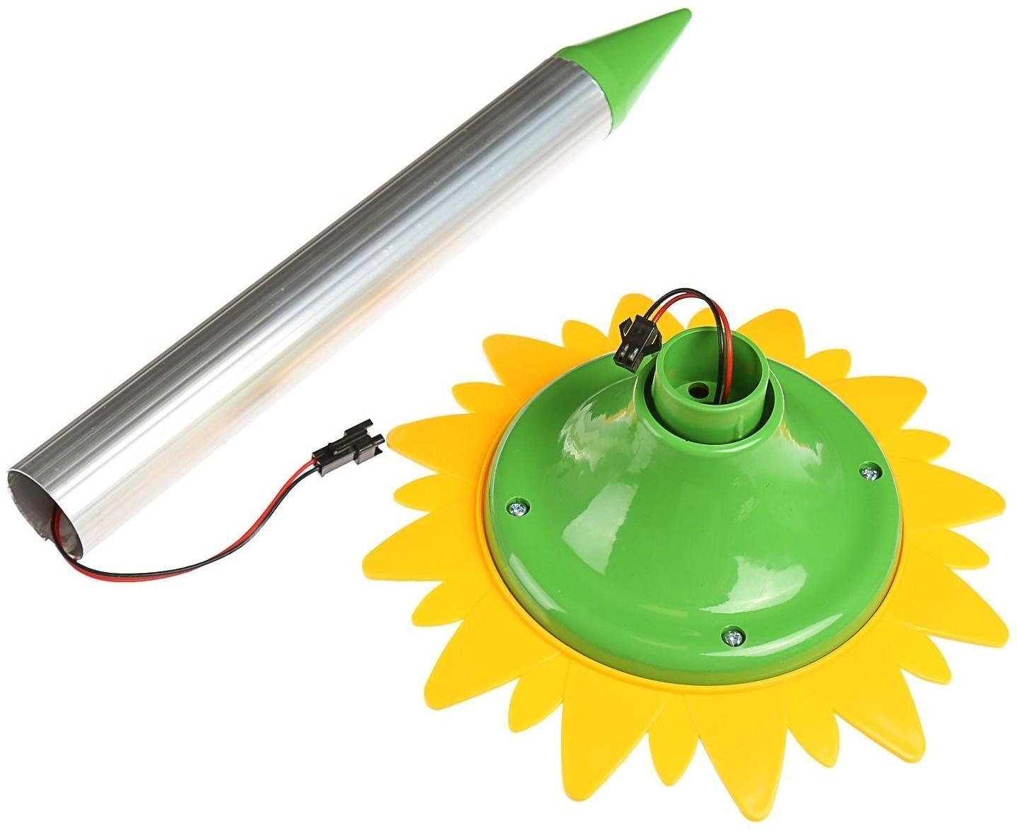 Отпугиватель кротов REP-4S, солнечная батарея, 300 мАч, 400-600 м3, желтый