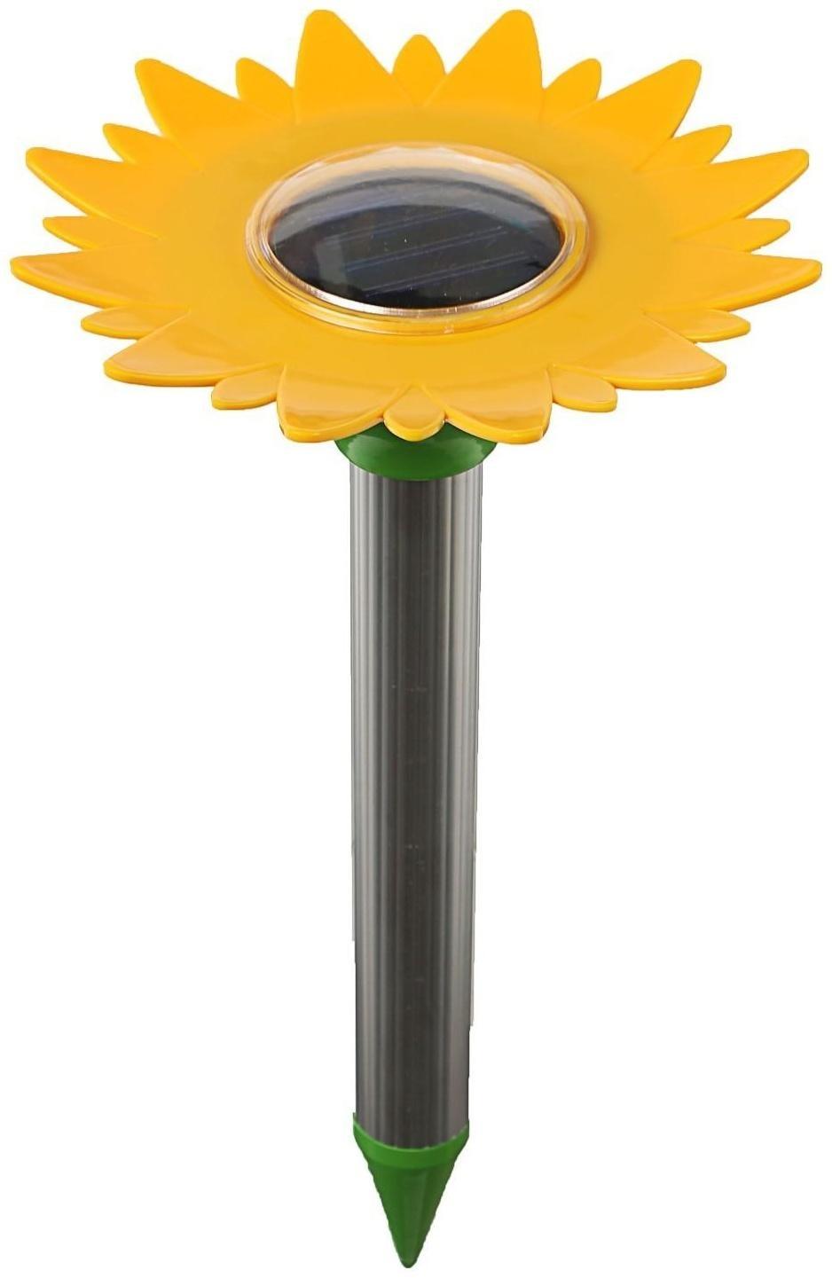 Отпугиватель кротов REP-4S, солнечная батарея, 300 мАч, 400-600 м3, желтый