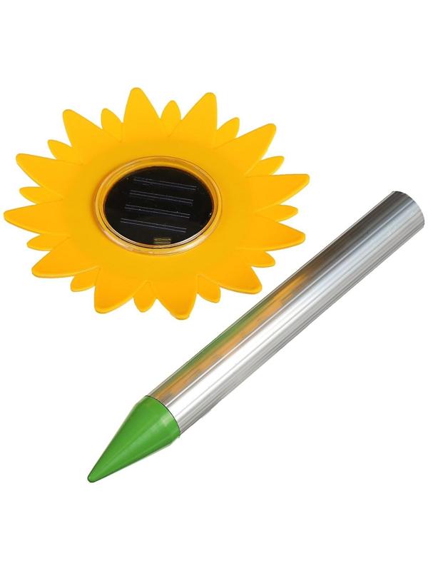 Отпугиватель кротов REP-4S, солнечная батарея, 300 мАч, 400-600 м3, желтый