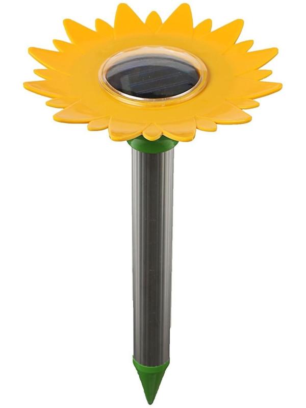 Отпугиватель кротов REP-4S, солнечная батарея, 300 мАч, 400-600 м3, желтый