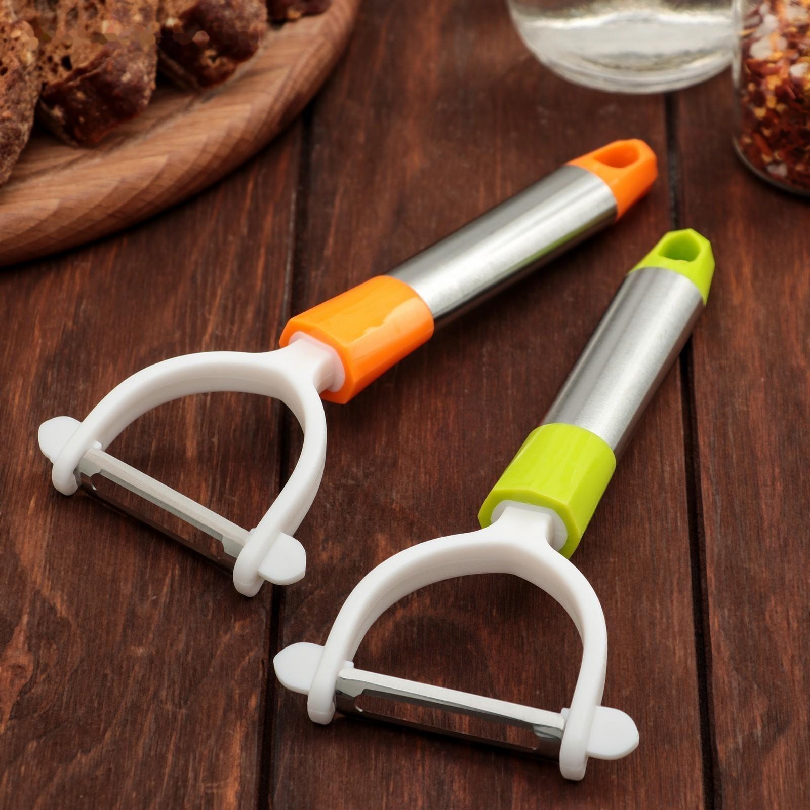 Овощечистка «Арни»,18 см, цвет МИКС