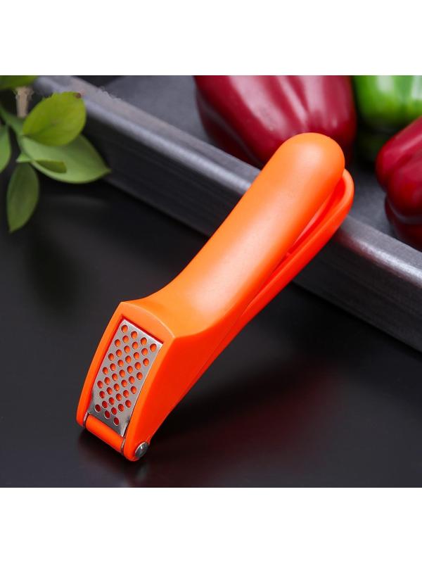 Пресс для чеснока Доляна «Уточка», 16 см, цвет МИКС