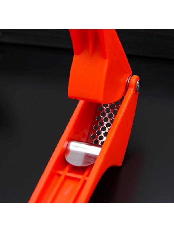 Пресс для чеснока Доляна «Уточка», 16 см, цвет МИКС