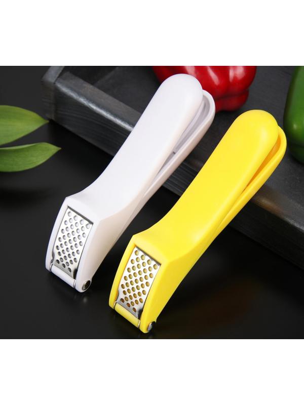 Пресс для чеснока Доляна «Уточка», 16 см, цвет МИКС