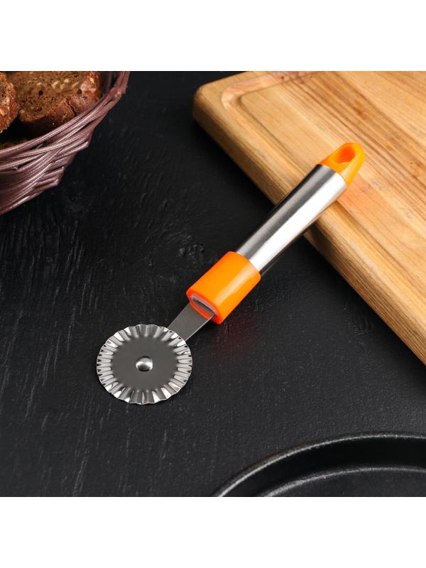 Нож для пиццы и теста «Арни», 19 см, цвета МИКС