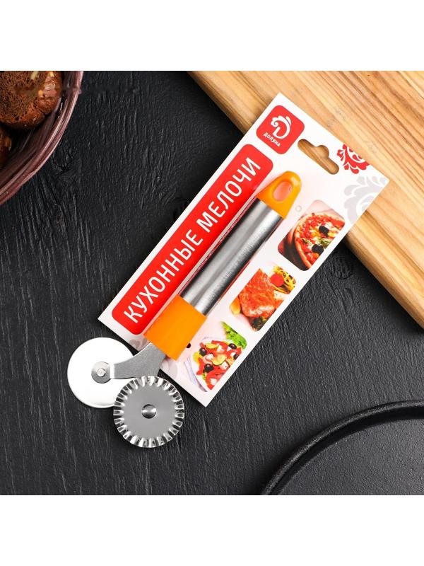 Нож для пиццы и теста «Арни», 17,5 см, цвет МИКС