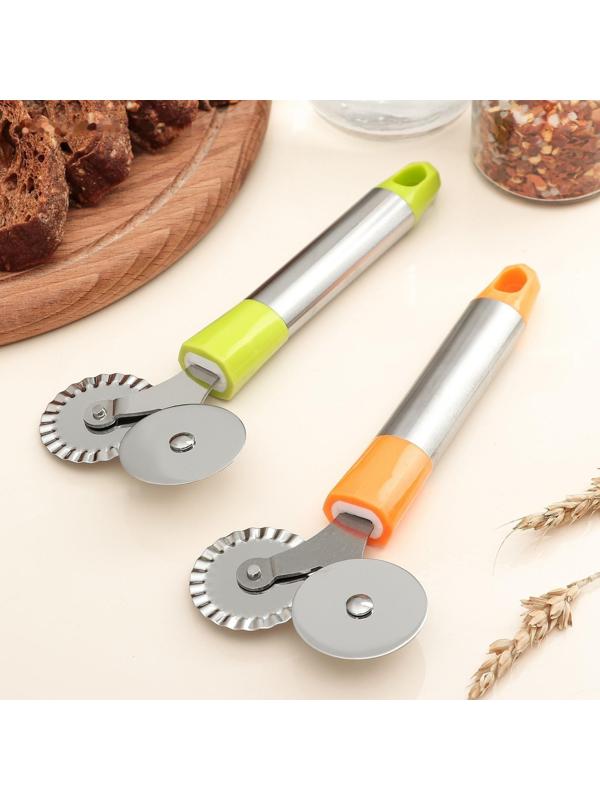 Нож для пиццы и теста «Арни», 17,5 см, цвет МИКС