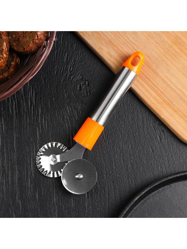 Нож для пиццы и теста «Арни», 17,5 см, цвет МИКС