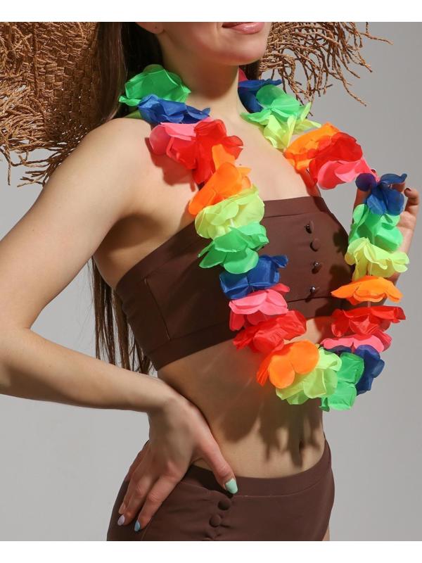 Гавайское ожерелье «Цветочная фантазия»