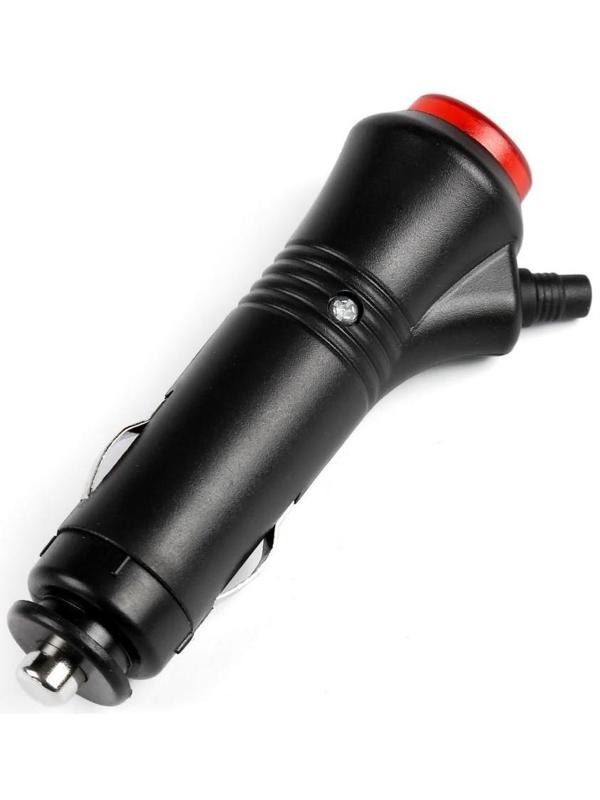 Штекер в прикуриватель TORSO, ЕВРО с кнопкой, D-03