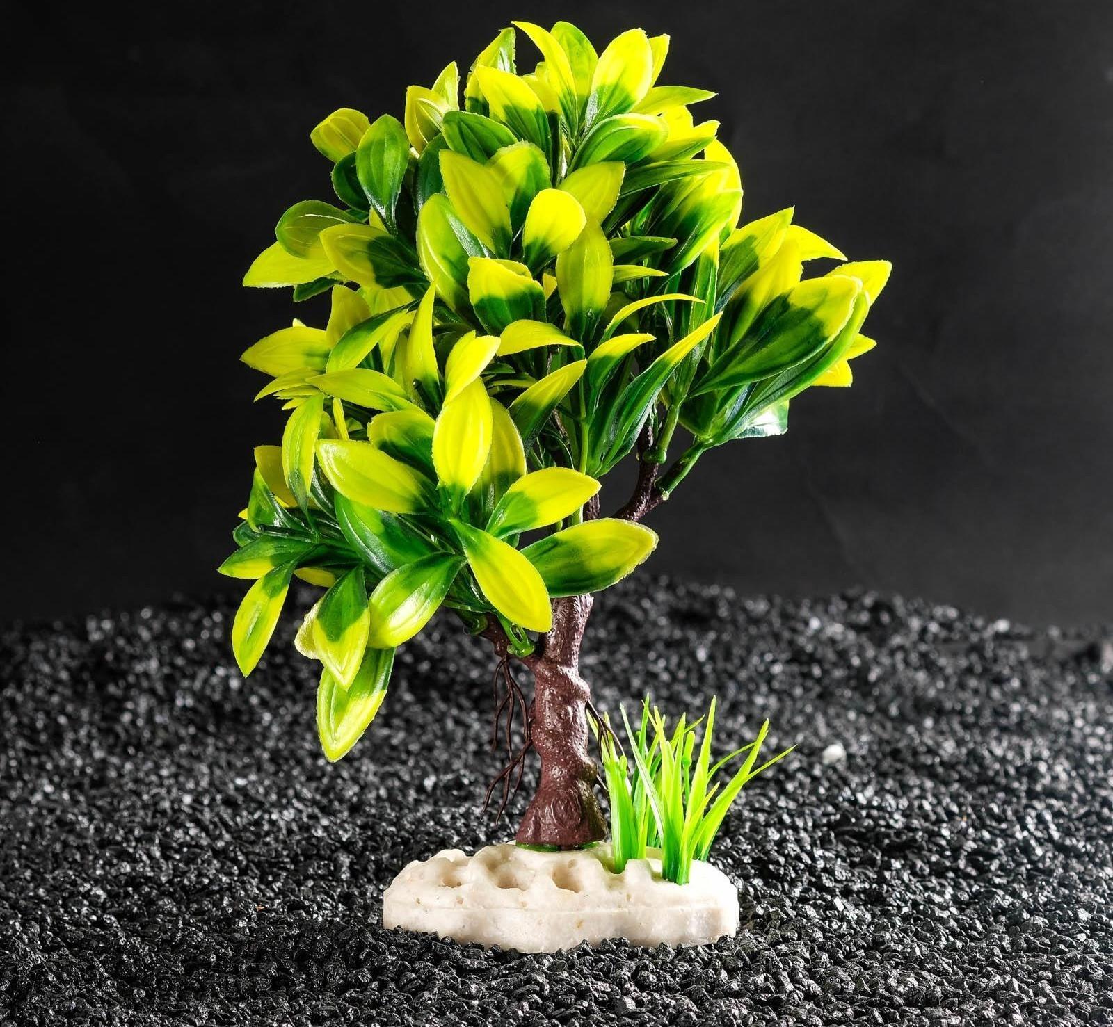 Растение искусственное аквариумное, 15,5 х 12 х 20,5 см