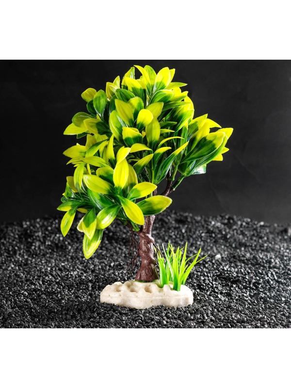 Растение искусственное аквариумное, 15,5 х 12 х 20,5 см