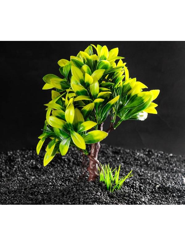 Растение искусственное аквариумное, 15,5 х 12 х 20,5 см