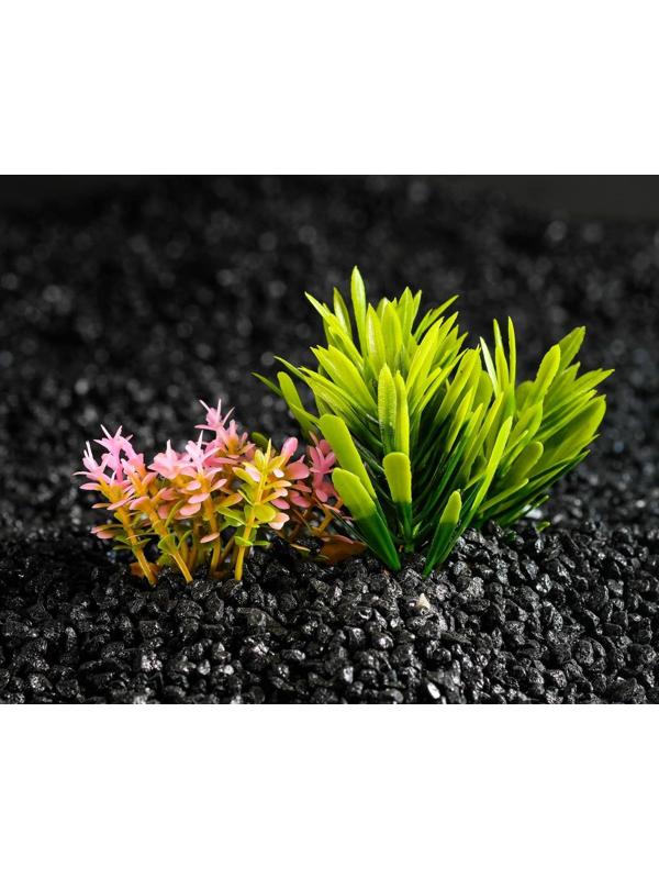 Растение искусственное аквариумное на подставке под камень, 14 х 11 х 7 см