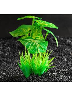 Растение искусственное аквариумное, 11,5 х 11,5 х 14,5 см