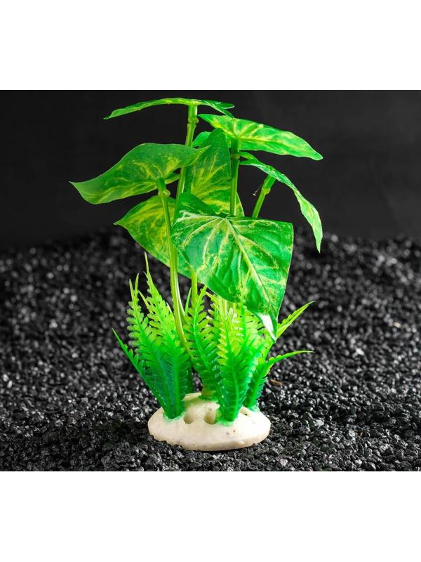 Растение искусственное аквариумное, 11,5 х 11,5 х 14,5 см