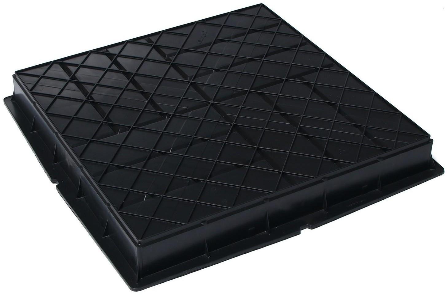 Форма для тротуарной плитки, 50 × 50 × 5.6 см, Ф3008-М, «Плита. 12 камней», 1 шт.