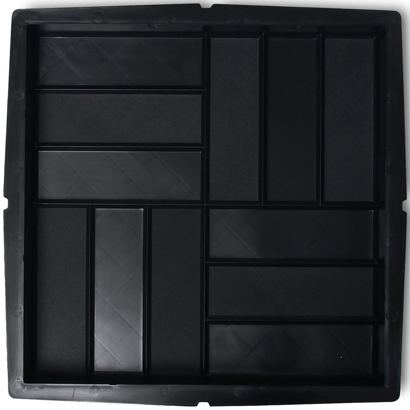 Форма для тротуарной плитки, 50 × 50 × 5.6 см, Ф3008-М, «Плита. 12 камней», 1 шт.