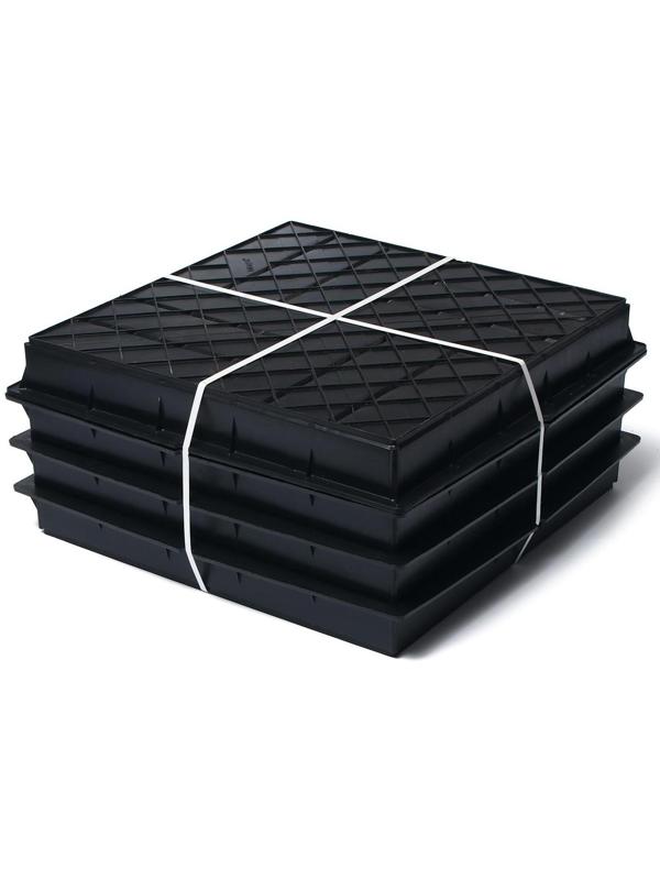 Форма для тротуарной плитки, 50 × 50 × 5.6 см, Ф3008-М, «Плита. 12 камней», 1 шт.