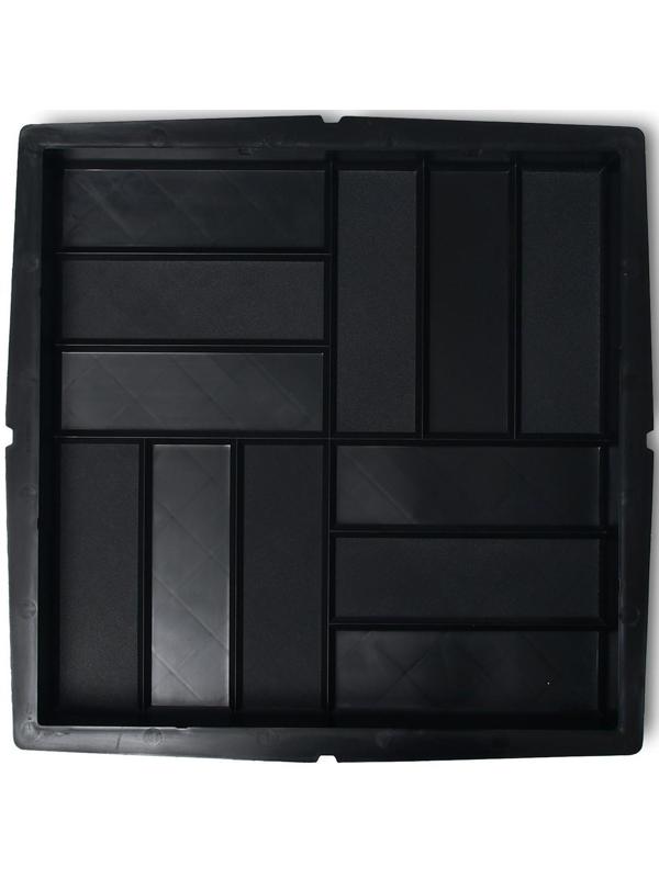 Форма для тротуарной плитки, 50 × 50 × 5.6 см, Ф3008-М, «Плита. 12 камней», 1 шт.