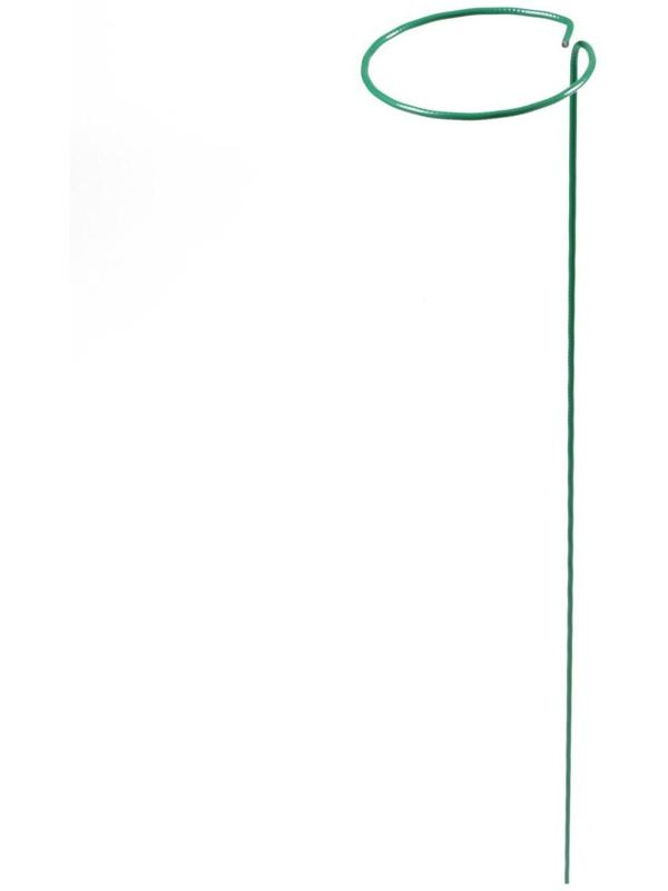 Кустодержатель для цветов, d = 20 см, h = 70 см, ножка d = 0.3 см, металл, зелёный