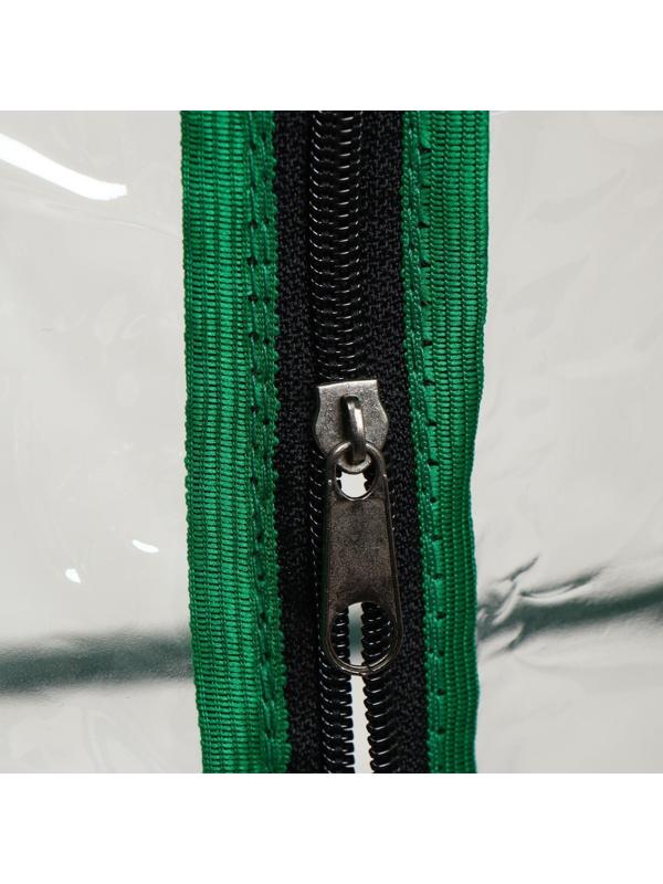 Парник-стеллаж, 4 полки, 160 × 65 × 40 см, металлический каркас d = 16 мм, чехол из спанбонда 60 г/м²