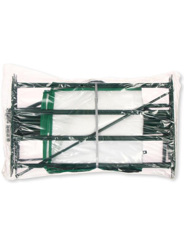 Парник-стеллаж, 4 полки, 160 × 65 × 40 см, металлический каркас d = 16 мм, чехол из спанбонда 60 г/м²