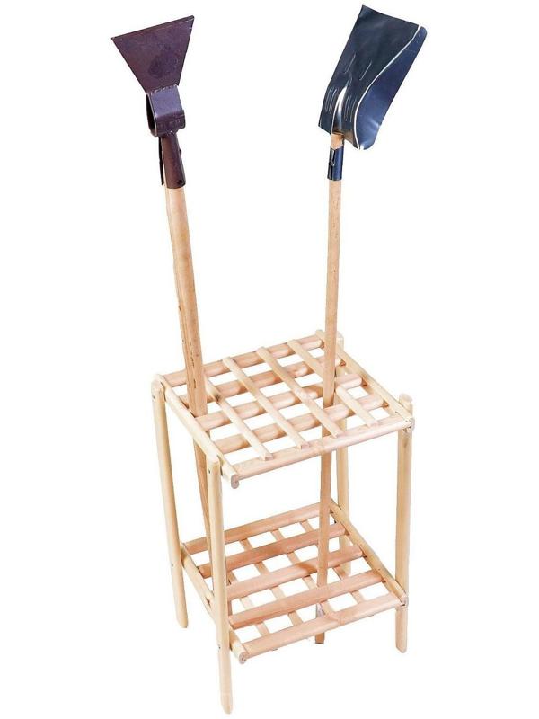 Держатель для садового инвентаря, напольный, под 20 инструментов