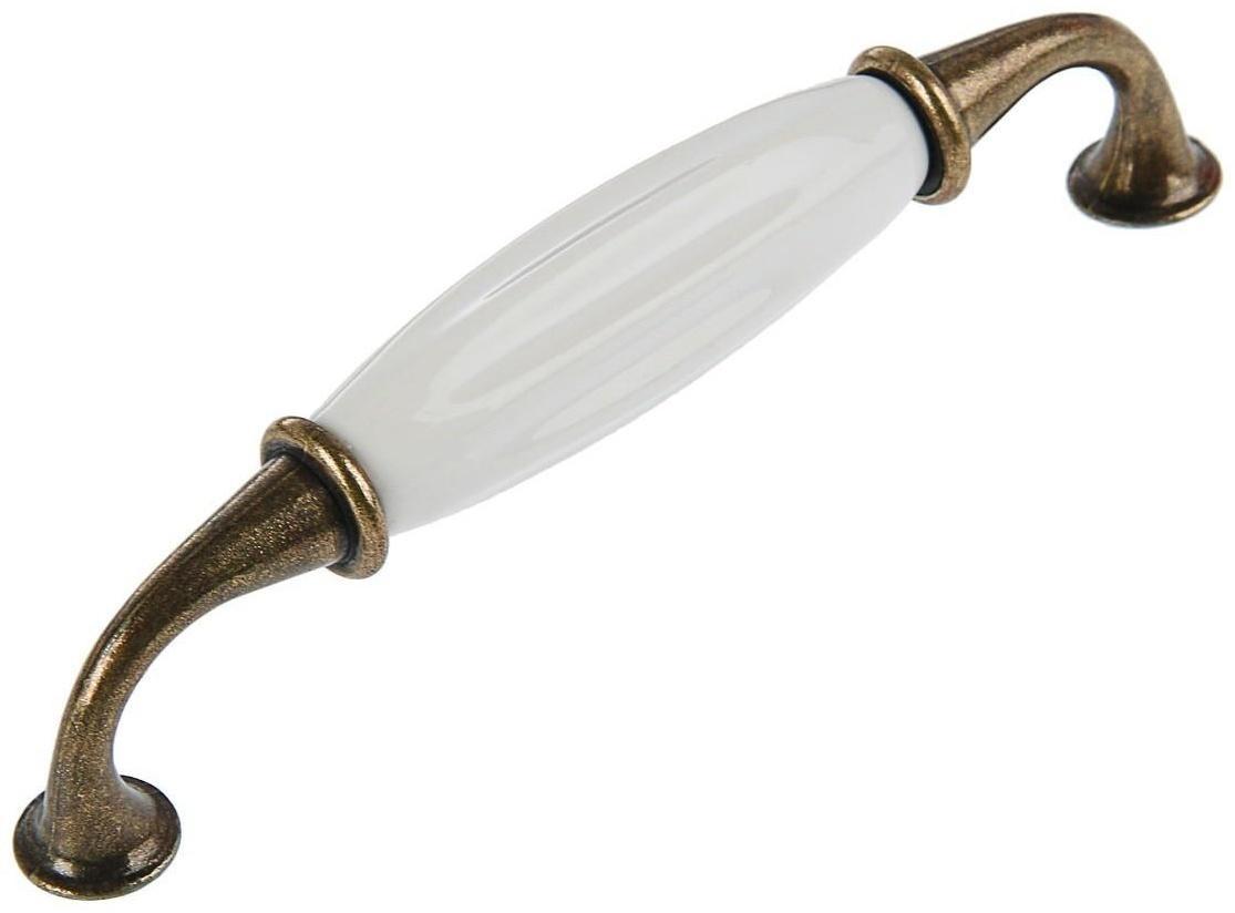 Ручка скоба STYLISH Ceramics 003, керамическая 128 мм, цвет бронза