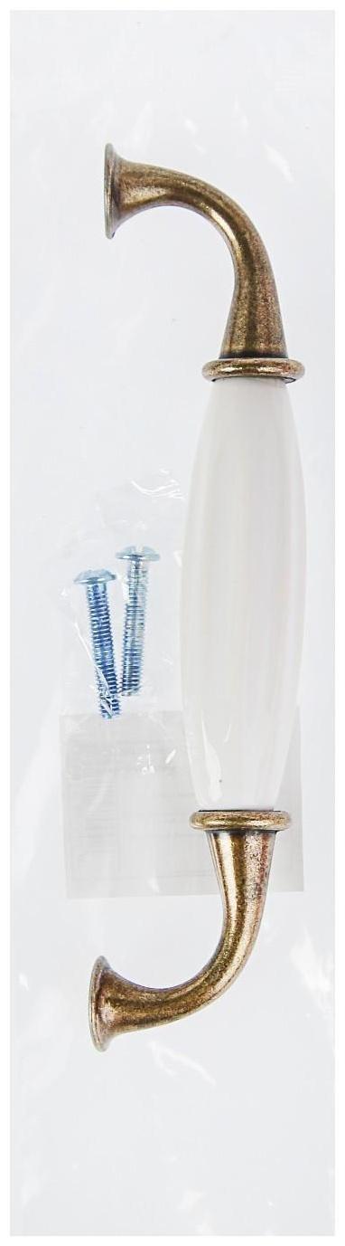 Ручка скоба STYLISH Ceramics 003, керамическая 128 мм, цвет бронза