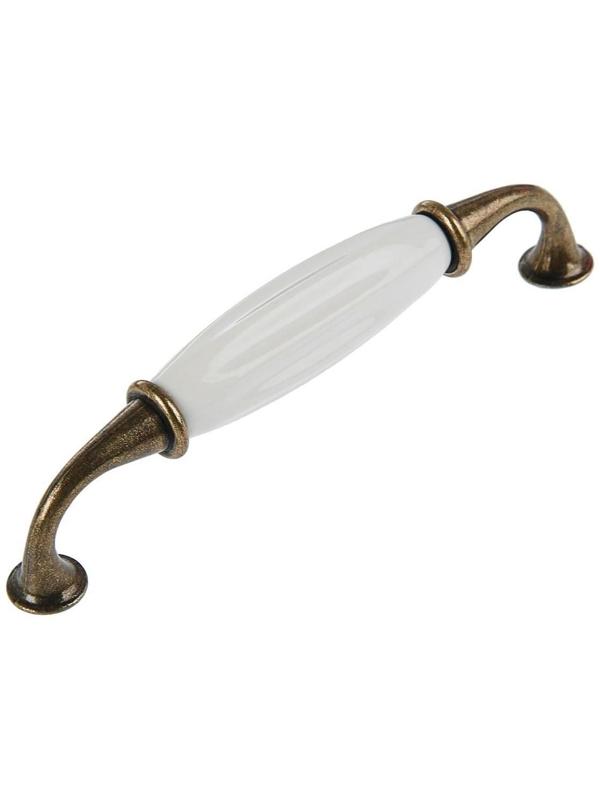 Ручка скоба STYLISH Ceramics 003, керамическая 128 мм, цвет бронза