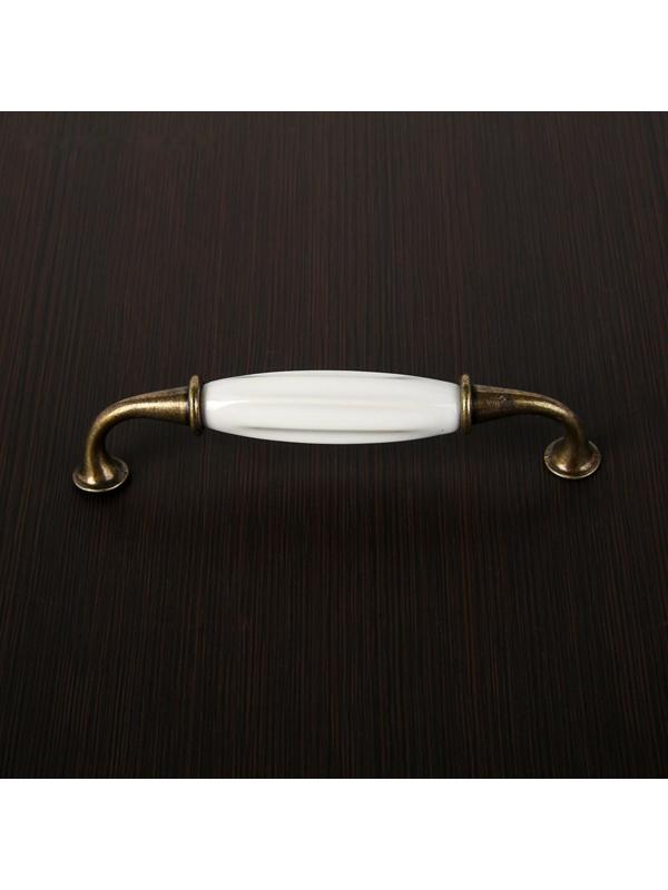 Ручка скоба STYLISH Ceramics 003, керамическая 128 мм, цвет бронза