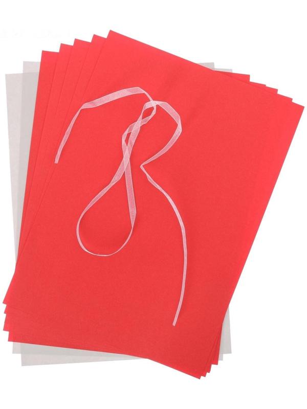 Бумажные украшения на ёлочку «Зимний вечер», набор для декора, 21 × 29,7 см