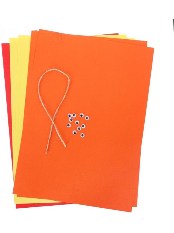 Бумажные украшения на ёлочку «Лесные зверушки», набор для декора, 21 × 29,7 см