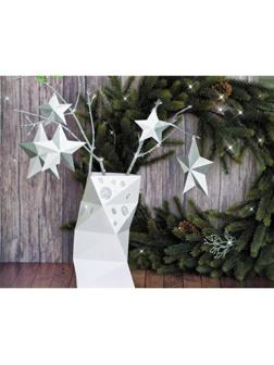 Бумажные украшения на ёлочку «Сверкающая ночь», набор для декора, 21 × 29,7 см